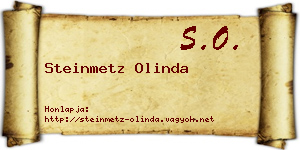 Steinmetz Olinda névjegykártya